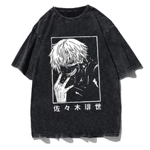 Load image into Gallery viewer, Kaneki Acid Wash Tee
