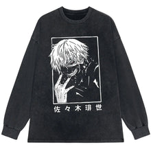 Load image into Gallery viewer, Kaneki Acid Wash Tee
