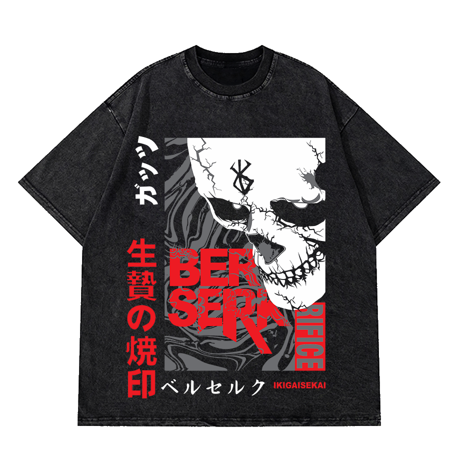 Berserk Acid Wash Tee