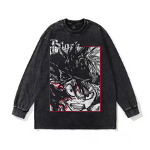 Load image into Gallery viewer, Black Clover Acid Wash Tee
