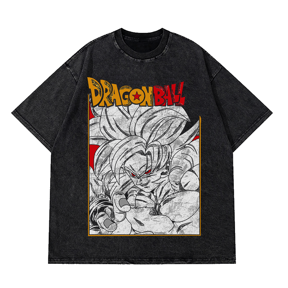 Dragon Ball Acid Wash Tee