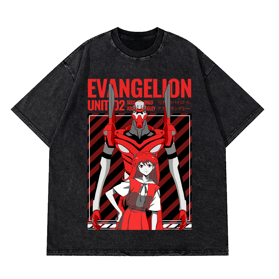 EVA 02 Acid Wash Tee